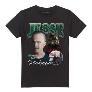 Breaking Bad Unisex Adult Homage Jesse Pinkman T-Shirt / Black